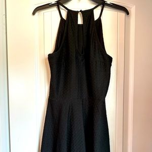 Cute black dress to wear night or day.